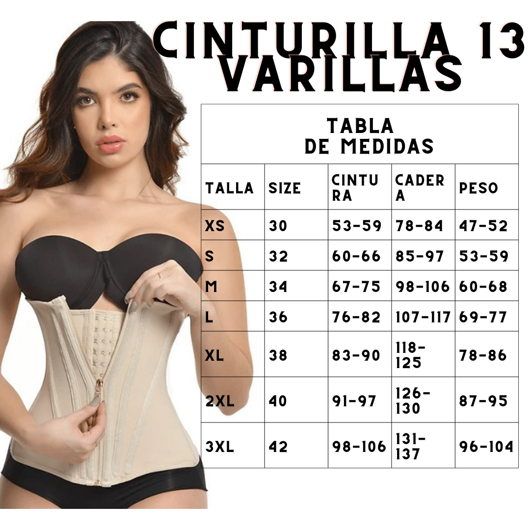 Faja Cinturilla 9 Varillas